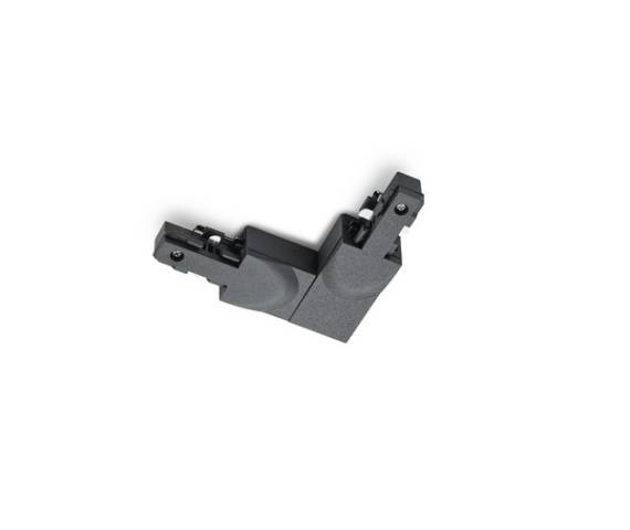Łącznik do szynoprzewodu L zewnętrzny czarny DUOLINE 702232A TRIO