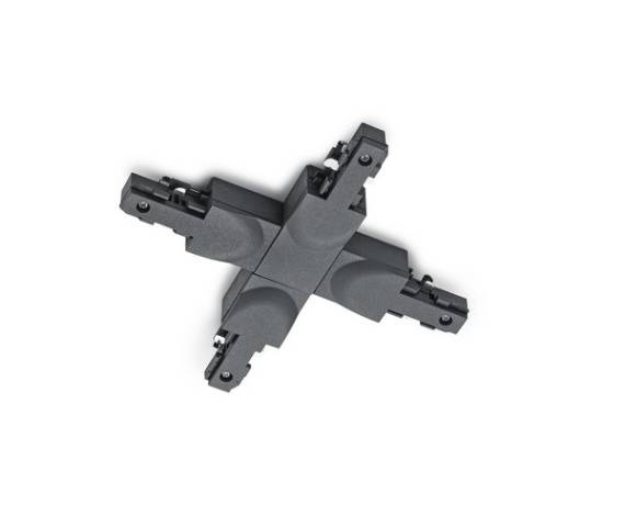 Łącznik do szynoprzewodu X czarny DUOLINE 702432 TRIO