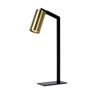 Lampa biurkowa SYBIL 45599/01/30 oprawa w kolorze czarno-złotym LUCIDE