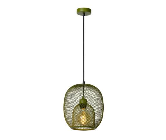 Lampa wisząca JERREL 78396/01/33 zielona 