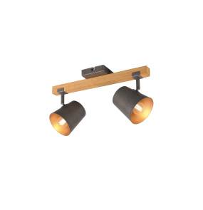 Lampa sufitowa BELL 801900267 oprawa drewniana TRIO