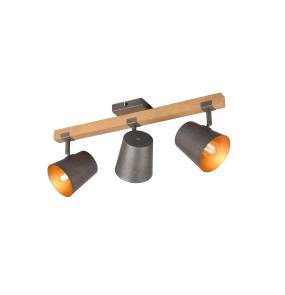 Lampa sufitowa BELL 801900367 oprawa drewniana TRIO