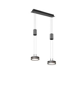 Lampa wisząca FRANKLIN 326510242 oprawa w kolorze antrcytowym TRIO