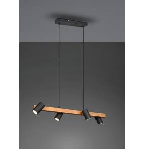 Lampa wisząca MARLEY 312490432 oprawa w kolorze czarnym TRIO