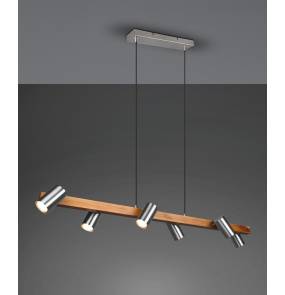 Lampa wisząca MARLEY 312490607 oprawa w kolorze niklu TRIO