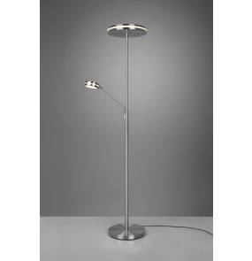 Lampa podłogowa FRANKLIN 426510207 oprawa w kolorze srebra TRIO