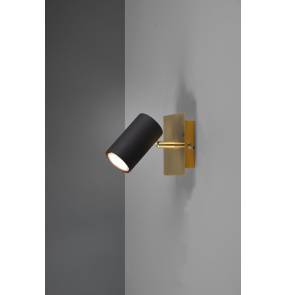 Reflektor MARLEY 802400180 oprawa w kolorze czarnym z drewnem TRIO
