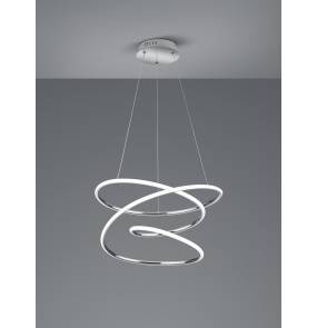 Lampa wisząca BOLOGNA R37051106 oprawa w kolorze srebrnym RL