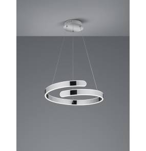 Lampa wisząca PARMA R37071106 oprawa w kolorze srebrnym RL