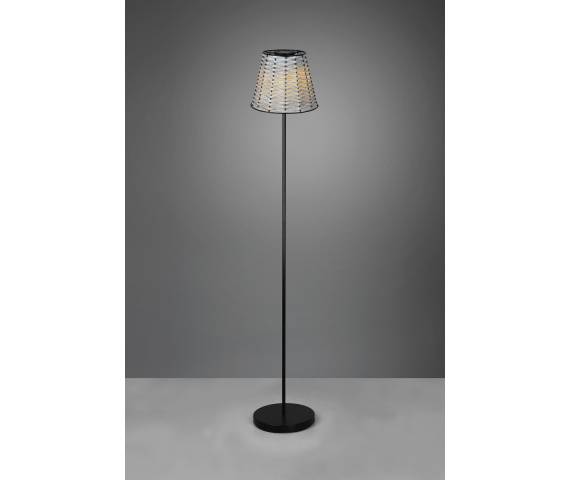 Zewnętrzna lampa stojąca ROCA R45356132 oprawa w kolorze czarnym RL 