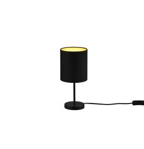 Lampa stołowa JERRY R50491080 oprawa w kolorze czerni i złota RL