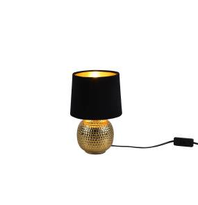 Lampa stołowa SOPHIA R50821002 oprawa w kolorze złotym z czarnym abażurem RL