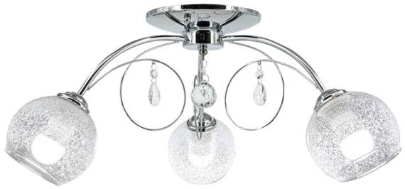 Lampa sufitowa plafon Carmen 8823/3 8C chrom Elem 