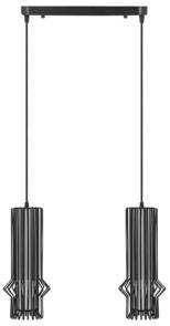 Lampa wisząca Sten 5106/2 BLACK czarna Elem 