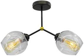 Lampa sufitowa Giro 1094/2 BLACK czarna Elem 