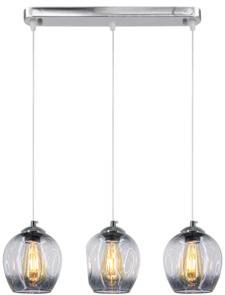 Lampa wisząca Atena 8182/3 8C BL chrom Elem 