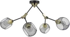 Lampa sufitowa Goya 2217/4 BL 21QG mosiądz Elem 