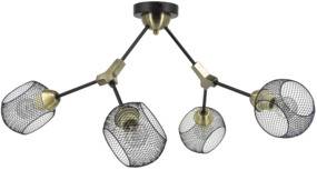 Lampa sufitowa Goya 2217/4 BL 21QG mosiądz Elem 