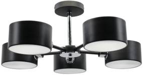 Lampa sufitowa Celtic 3020/5 BL 8C czarna Elem 