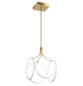 Lampa wisząca CIRI QN-CIRI-P-WH szampańskie złoto Quintiesse 