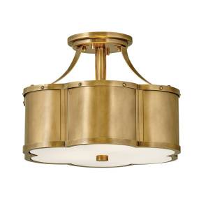 Lampa sufitowa CHANCE QN-CHANCE-SF-S-HB stary mosiądz Quintiesse 
