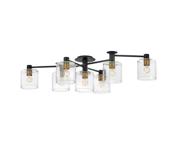 Lampa sufitowa AXEL QN-AXEL7-BK czarna Quintiesse 