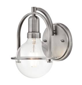 Lampa ścienna SOMERSET QN-SOMERSET1-C-BN szczotkowany nikiel Quintiesse 