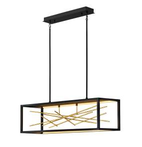 Lampa wisząca STYX QN-STYX-LED-ISLE-BG czarna Quintiesse 