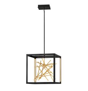 Lampa wisząca STYX QN-STYX-LED-P-BG czarna Quintiesse 