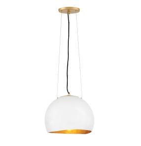 Lampa wisząca NULA QN-NULA-1P biało-złota Quintiesse 