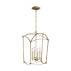 Lampa wisząca THAYER QN-THAYER-4P-ADB antyczne złoto Quintiesse 