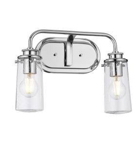 Lampa ścienna BRAELYN QN-BRAELYN2-PC polerowany chrom Quintiesse 