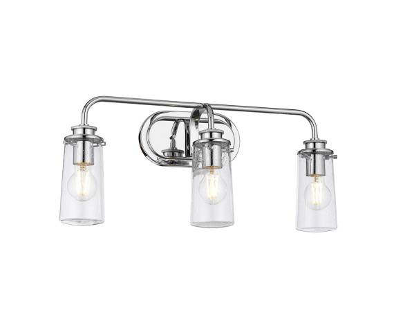 Lampa ścienna BRAELYN QN-BRAELYN3-PC polerowany chrom Quintiesse 