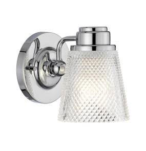 Lampa ścienna HUDSON QN-HUDSON1-BATH polerowany chrom Quintiesse 