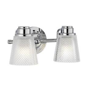 Lampa ścienna HUDSON QN-HUDSON2-BATH polerowany chrom Quintiesse 