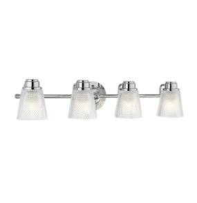 Lampa ścienna HUDSON QN-HUDSON4-BATH polerowany chrom Quintiesse 