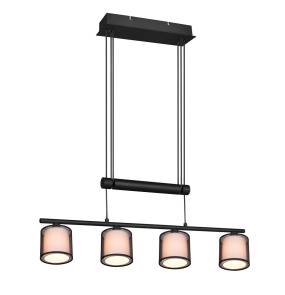 Lampa wisząca BURTON 311400432 oprawa w kolorze czarnym TRIO