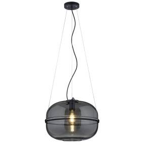 Lampa wisząca LORENA 315190132 oprawa szklana w kolorze czarnym TRIO