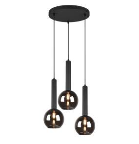 Lampa wisząca CLAYTON 310390332 oprawa w kolorze czarnym TRIO