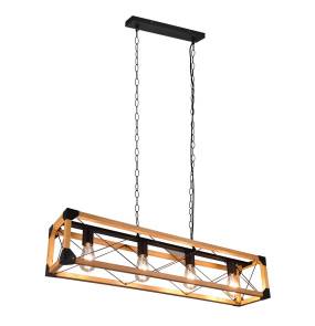 Lampa wisząca TENALI 316500432 oprawa drewniana TRIO