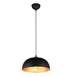 Lampa wisząca PUNCH R30811932 oprawa w kolorze czerni i złota RL