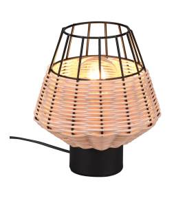 Lampa stołowa BORKA R51261036 rattanowa oprawa RL