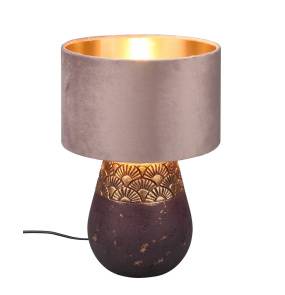 Lampa stołowa KIRAN R51231094 oprawa w kolorze brązowym RL
