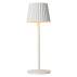 Zewnętrzna lampa stołowa JUSTINE 27889/02/31 oprawa w kolorze białym LUCIDE