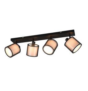 Lampa sufitowa BURTON 811400432 oprawa w kolorze czarnym TRIO