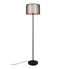 Lampa podłogowa BURTON 411400132 oprawa w kolorze czarnym TRIO