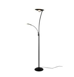 Lampa podłogowa GRANBY 424310232 oprawa w kolorze czarnym z możliwością regulacji barwy światła TRIO