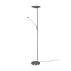 Lampa podłogowa BRANTFORD 425610207 oprawa w kolorze srebrnym z możliwością regulacji barwy światła TRIO