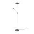Lampa podłogowa BRANTFORD 425610207 oprawa w kolorze srebrnym z możliwością regulacji barwy światła TRIO
