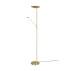 Lampa podłogowa BRANTFORD 425610208 oprawa w kolorze złotym z możliwością regulacji barwy światła TRIO
